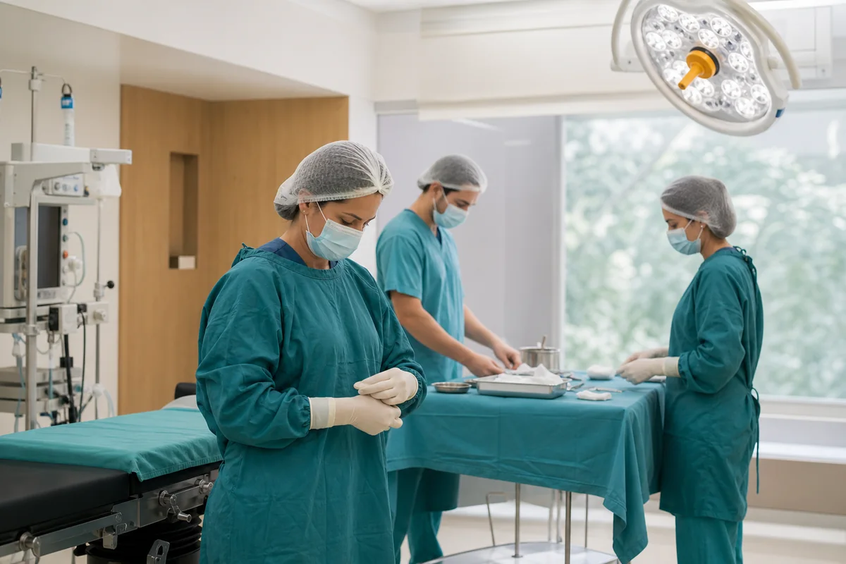 Equipe de cirurgia geral